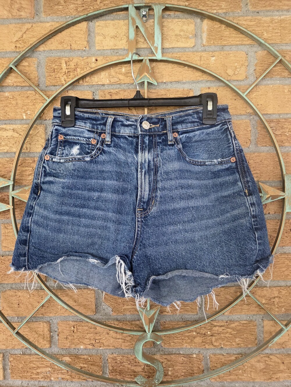 American Eagle Highest Rise 90's Boyfriend Denim Shorts Size 4